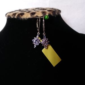 Tanzanite dangle earrings